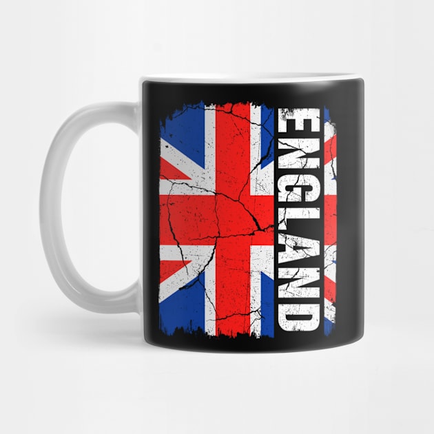Vintage British Flag England Pride Roots Heritage by snnt
